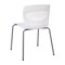 Flash Furniture White Plastic Stack Chair with Lumbar Support RUT-NC618-WH-GG - alternate 10